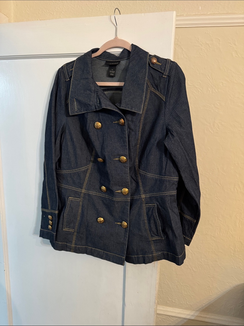 Lane Bryant Denim Jacket/Blazer Size 14